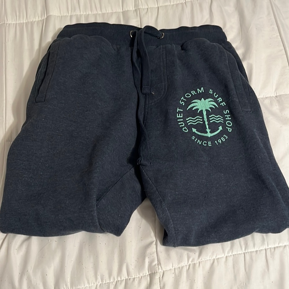 blue quiet storm men’s sweatpants